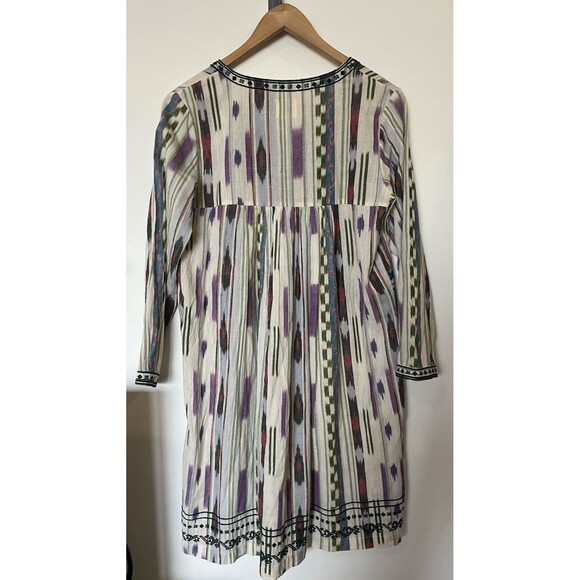 Anthropologie DRA Los Angeles Multicolor Embroidered Festival Boho Midi Dress M - Picture 5 of 9